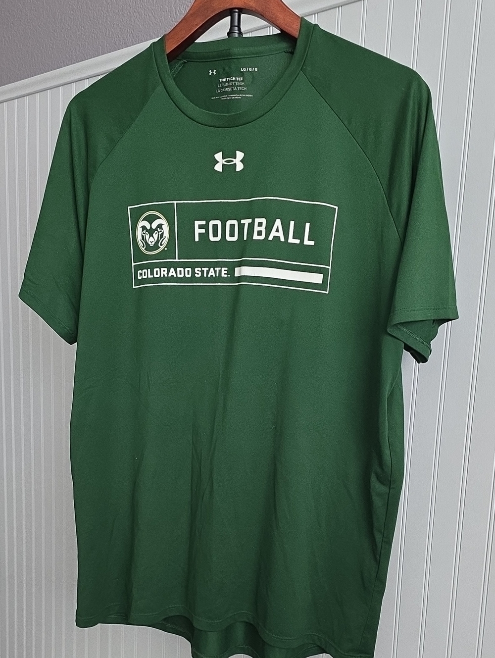 Under Armour Green Colorado State Football Graphic Tee